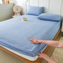 GobekUsa Coarse Cotton Queen Fitted Sheet: Comfortable, Durable Maternal Child Bedding