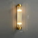 GobekUsa Art Deco Stainless Steel Crystal LED Wall Sconce Black Gold Bedroom Corridor