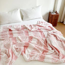 GobekUsa Cationic Jacquard Blanket | Lightweight Spring/Autumn Sofa Cover | Comfortable Home Decor