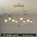 GobekUsa Bubble Ball LED Hanging Chandelier: Modern Nordic Magic Bean Design with G9 Lights