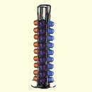 GobekUsa Coffee Capsule Tower Stand: 40 Nespresso Pods Holder & Tamper Storage