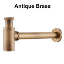 GobekUsa Brass Air Isolation Deodorant Basin Drain Pipe - Anti-Spill Water Drain
