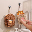 GobekUsa Cat Kitchen Hand Towel Microfiber Chenille Super Absorbent Quick-dry Home Towel
