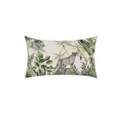 GobekUsa Jungle Cartoon Print Velvet Cushion Cover - Hawaiian Decor for Sofa