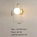 GobekUsa LED Wall Lamp 7w for Living Room Bedroom Dining Room
