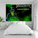 GobekUsa Boho Band Tapestry Bar Garden Posters Room Decoration Wall Fabric Art