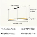GobekUsa Lamina LED Pendant Light: Minimalist Design for Office, Living Room, Restaurant, Bar.