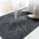 GobekUsa Large Rubber Indoor Outdoor Doormat | Durable Shoe Scraper Mat