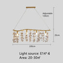 GobekUsa Crystal Branch Pendant Chandelier for Indoor Decoration Luminaria Fixtures