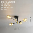 GobekUsa Glass Ball LED Chandelier for Modern Living Room and Kitchen Lighting