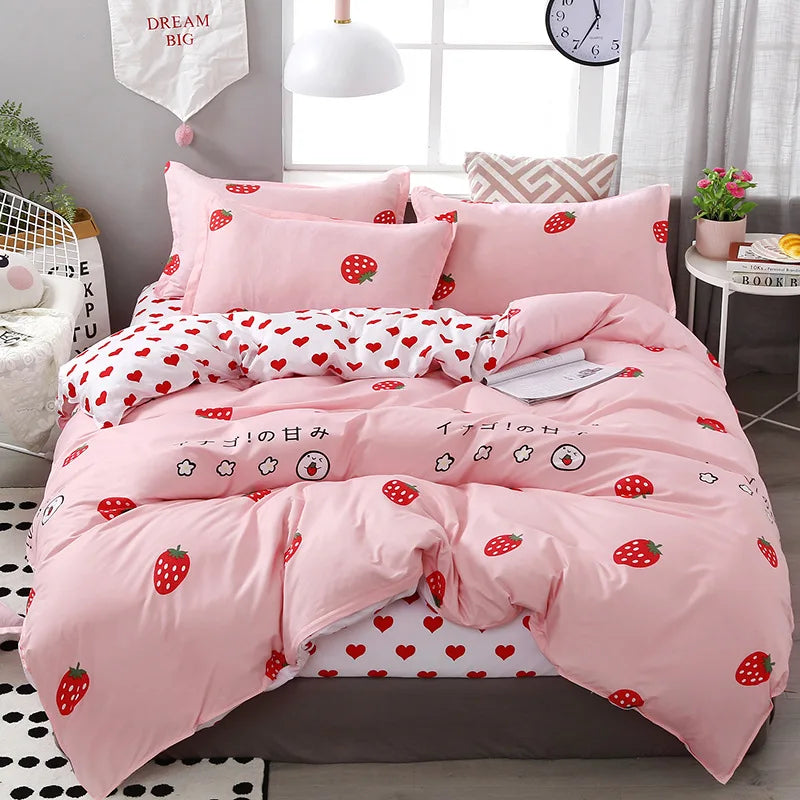 GobekUsa Lattice Plant Geometric Pattern Bedding Set with Sheet Pillows, photo 16 of 30