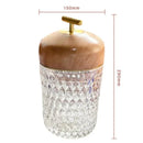 GobekUsa Diamond Crystal Table Lamp: Magnetic Charging, Touch Control, LED Night Light