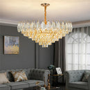 GobekUsa Brilliance Crystal Chandelier for Luxe Living & Dining Rooms.