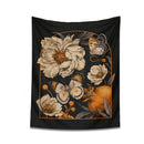 GobekUsa Butterfly Flower Tapestry Wall Hanging - Bohemian Botanical Celestial Floral Decor