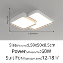 GobekUsa LED Acrylic Chandelier - Modern Indoor Lighting for Bedroom Kitchen Living Room