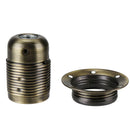 GobekUsa Industrial Metal Lamp Base Holder E26 E27 Light Sockets for Pendant Shade