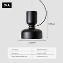 GobekUsa LED Pendant Light: Minimalist Iron Fixture for Bedroom, Living Room, Restaurants & Bars