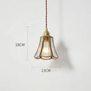GobekUsa Blue Glass Pendant Lights for Bedroom Dinning Living Room