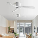 GobekUsa Black DC Motor Ceiling Fan Remote Control 35W for Home Restaurant