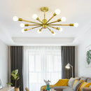 GobekUsa LED Ceiling Lights with Wooden Lampshades for Modern Livingroom and Bedroom