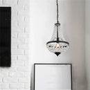 GobekUsa Iron Art Crystal Chandelier for Dining Room and Bedroom