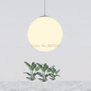 GobekUsa Acrylic Ball Pendant Lights Modern Nordic Led Hanging Lamp for Living Room
