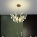 GobekUsa Butterfly Modern Pendant Chandelier for Living Room and Dining Area