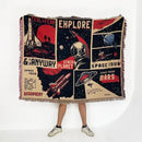 GobekUsa Bohemian Classic Design Thread Blanket and Throw