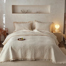 GobekUsa Cotton Quilted Bedspread Set with Pillowcase - Versatile & Summer-Ready