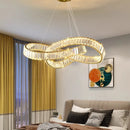 GobekUsa Crystal Chandelier Pendant Lamp for Modern Home Dining Room Living Room Lighting