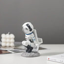 GobekUsa Astronaut Resin Figurines: Modern Space Ornaments for Home Decor and Gift