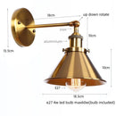 GobekUsa LED Indoor Wall Lamps Silver for Bathroom Mirror Stair Dinning Room Home Decor
