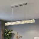 GobekUsa Elegant LED Crystal Chandelier for Dining Room and Kitchen Lighting
