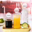 GobekUsa Glass Coffee Tea Mug Handle Drinkware Breakfast Milk Cup Glass Mugs