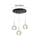 GobekUsa Glass Bubble Pendant Lights: Luxury LED Chandeliers for Restaurant, Staircases & Bedside