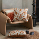GobekUsa Jacquard Crochet Pillow Covers in Yellow-brown for Elegant Home Decor