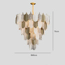 GobekUsa Crystal Indoor Chandelier: Postmodern LED Suspension Lamps for Luxe Living Room Decor