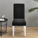 GobekUsa Blue Quilted Chair Cover Slipcover Stretch Elastic Chair Protector for Banquet