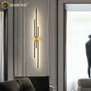 GobekUsa LED Long Wall Lamp: Modern Nordic Design for Living Room, Bedroom, Aisle