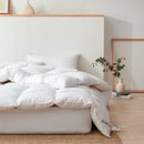 GobekUsa Luxe Cotton Cover White Goose Down Comforter, 5 Star Hotel Bedspread