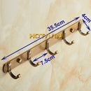 GobekUsa Antique Black Robe Hook, Brass Finish Bathroom Hardware, Wall Hook, Clothes Hook.