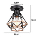 GobekUsa Hemp Rope Ceiling Chandelier for Bedroom Living Room Kitchen LED