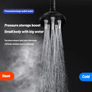 GobekUsa Black High Pressure Mini Rainshower Shower Head for Water-saving Bath Experience