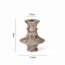GobekUsa Calacatta Red Marble Vase - Home Decor Accent