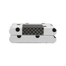 GobekUsa Black & White Polka Dot Leather Storage Box | Geometric Pattern Desktop Organizer