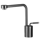 GobekUsa Brushed Gold Kitchen and Bathroom Faucet Swivel Sink Water Crane, Hot Cold Basin Faucet