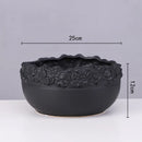 GobekUsa Golden Edge Succulent Flower Pot Vase - Indoor Ceramic Planter Pot