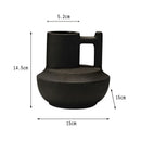GobekUsa Geometric Ceramic Vase Set for Modern Floral Arrangements