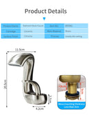 GobekUsa Gold Basin Faucet: Modern Brass Single Handle Mixer Tap for Bathroom