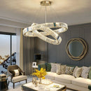 GobekUsa Crystal Pendant Chandelier LED Lighting for Kitchen Dining Room Villa